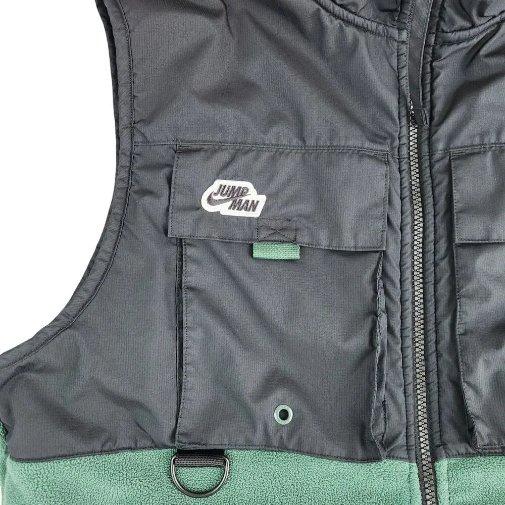 Nike Air Jordan Jumpman Tactical Fleece Cargo Vest Green/Black – Men’s Small